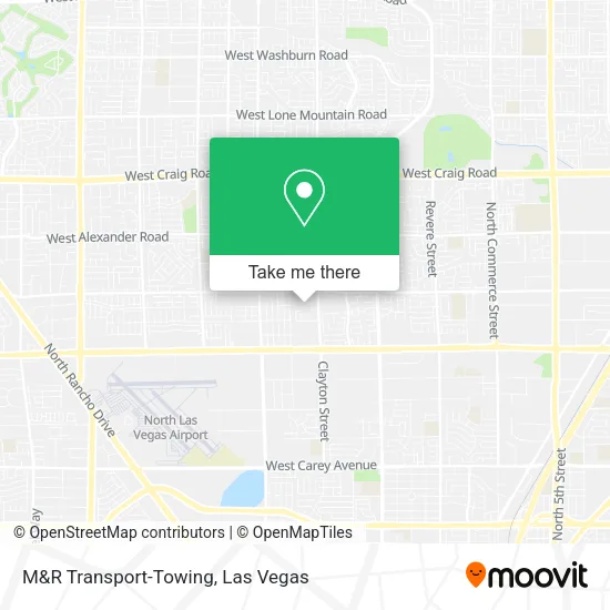 Mapa de M&R Transport-Towing
