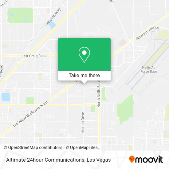 Mapa de Altimate 24hour Communications