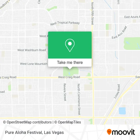 Pure Aloha Festival map