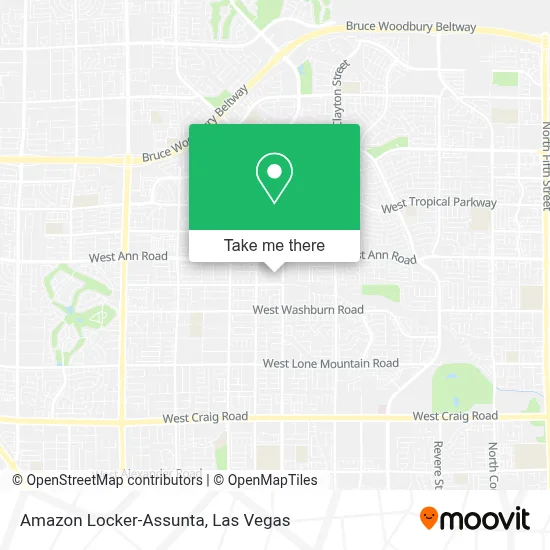 Amazon Locker-Assunta map