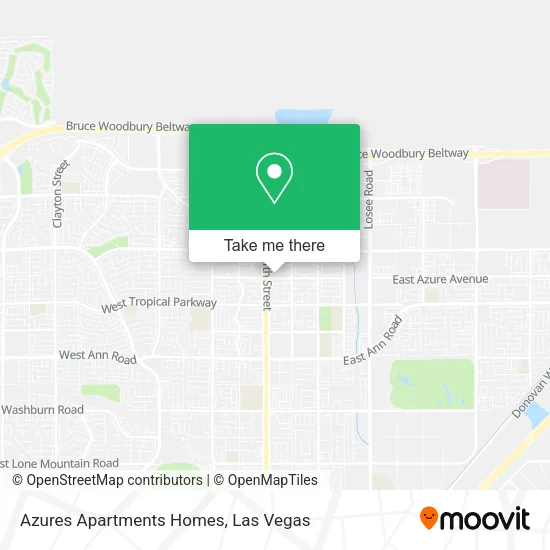 Mapa de Azures Apartments Homes