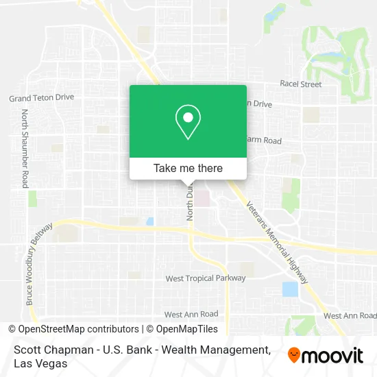 Mapa de Scott Chapman - U.S. Bank - Wealth Management