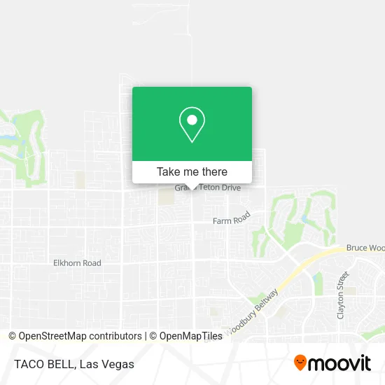 TACO BELL map