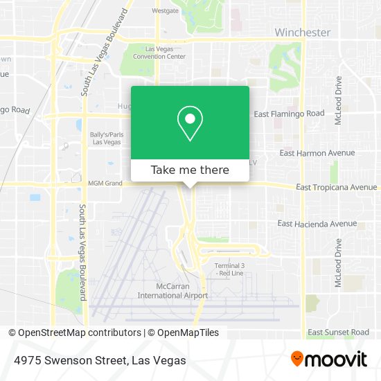 4975 Swenson Street map