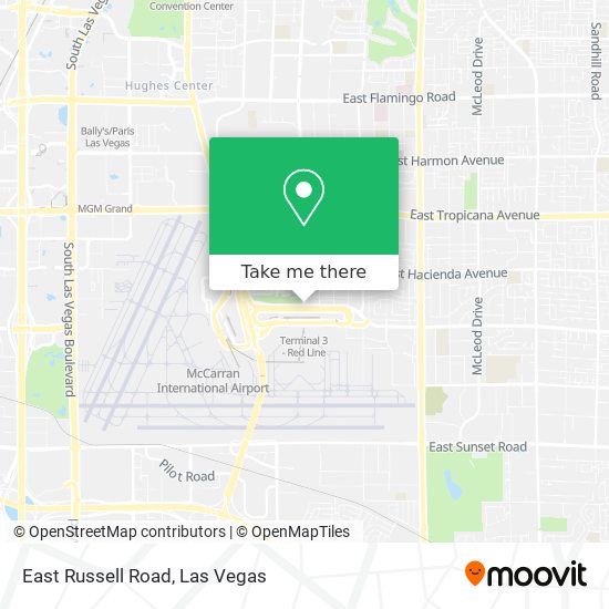 East Russell Road map