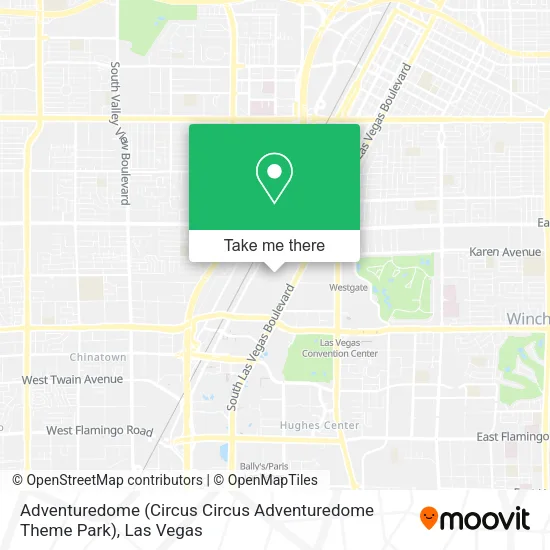 Adventuredome (Circus Circus Adventuredome Theme Park) map