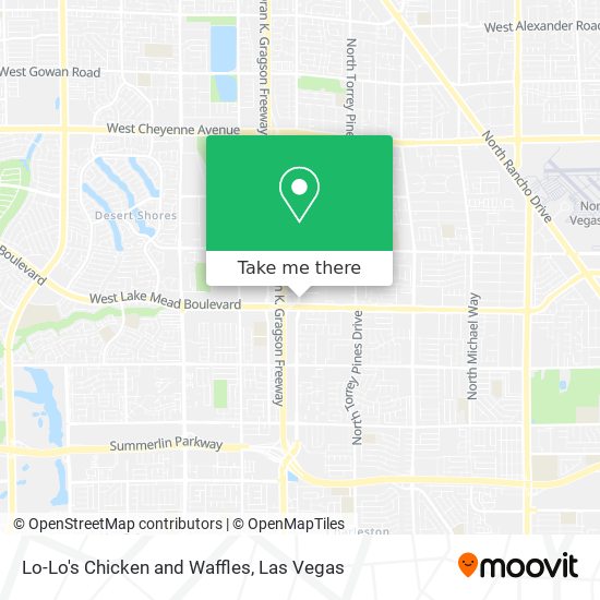 Lo-Lo's Chicken and Waffles map