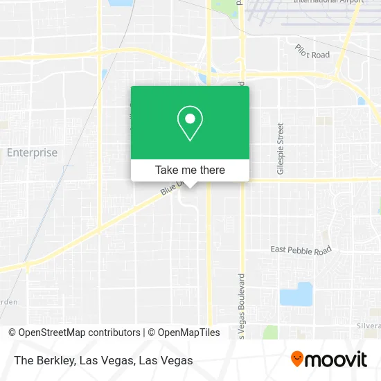 The Berkley, Las Vegas map