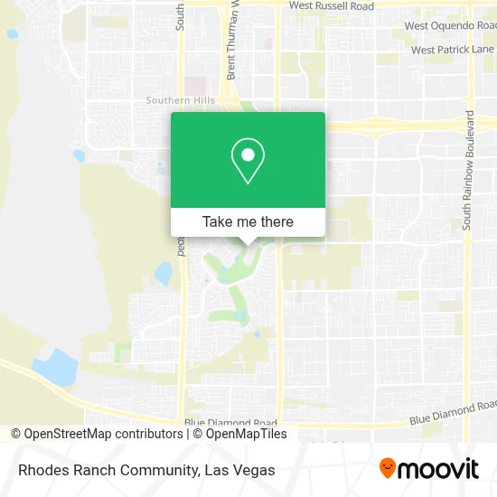 Rhodes Ranch Community map