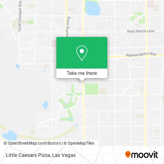 Little Caesars Pizza map