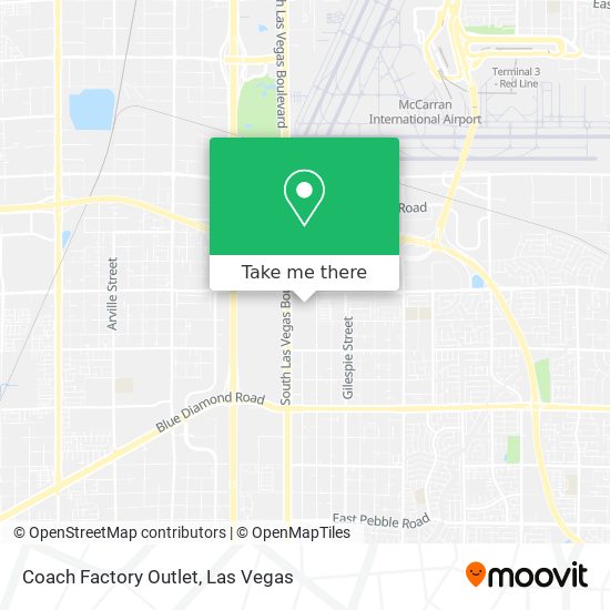 Coach Factory Outlet map