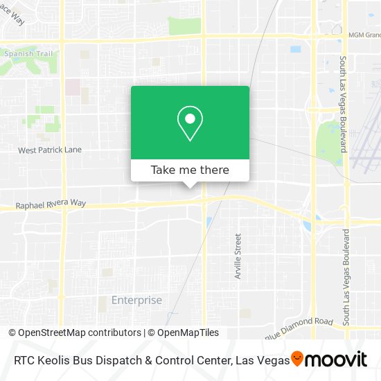 Mapa de RTC Keolis Bus Dispatch & Control Center