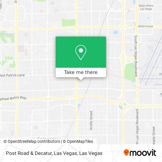 Mapa de Post  Road & Decatur, Las Vegas