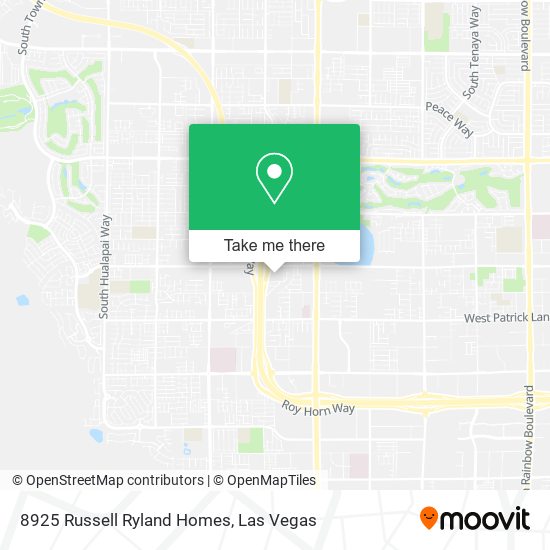 8925 Russell Ryland Homes map