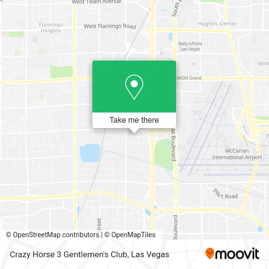 Crazy Horse 3 Gentlemen's Club map