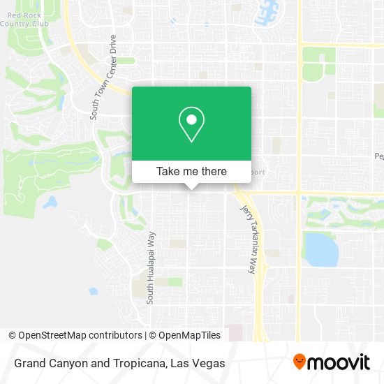 Grand Canyon and Tropicana map