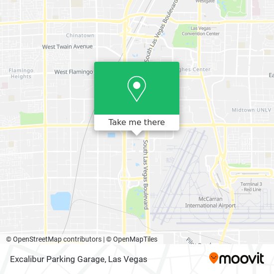 Excalibur Parking Garage map