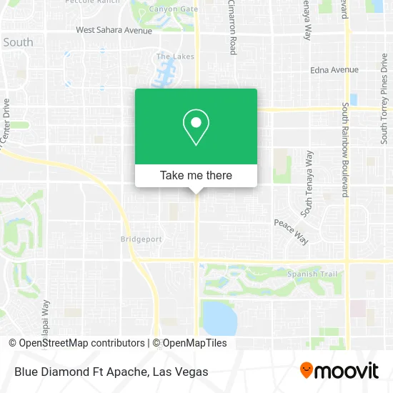 Blue Diamond  Ft Apache map