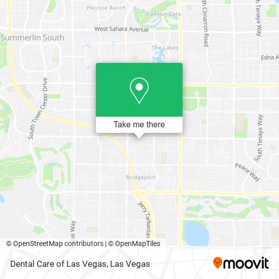 Mapa de Dental Care of Las Vegas