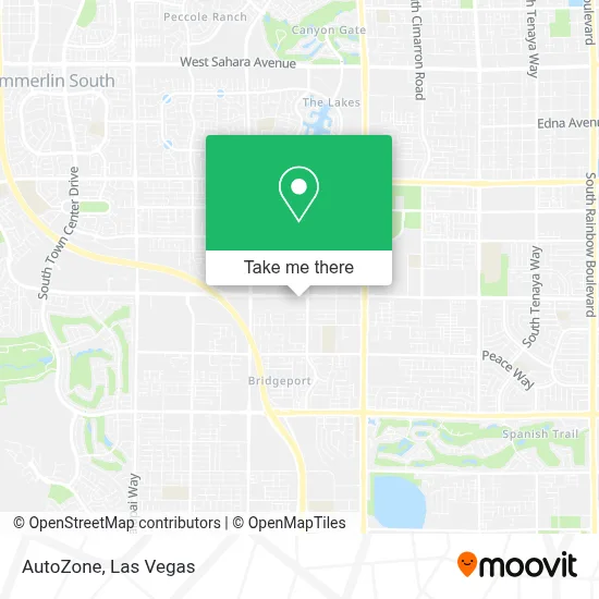 AutoZone map
