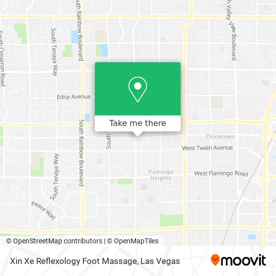 Mapa de Xin Xe Reflexology Foot Massage