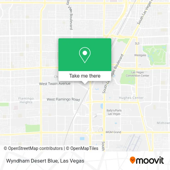 Wyndham Desert Blue map