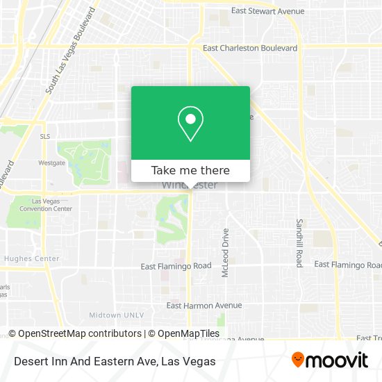 Mapa de Desert Inn And Eastern Ave