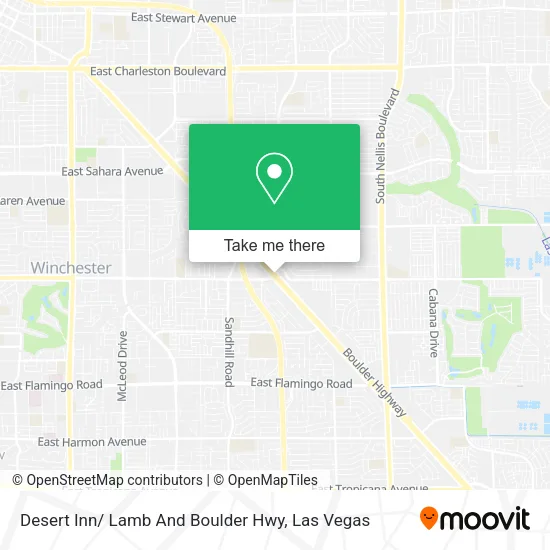 Mapa de Desert Inn/ Lamb And Boulder Hwy