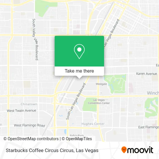 Starbucks Coffee Circus Circus map