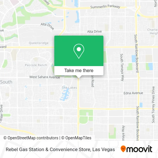 Rebel Gas Station & Convenience Store map