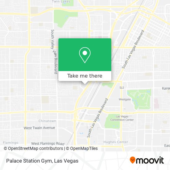 Palace Station Gym map