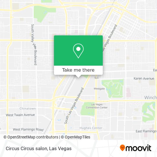 Circus Circus salon map