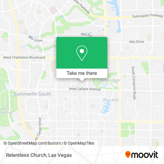Mapa de Relentless Church