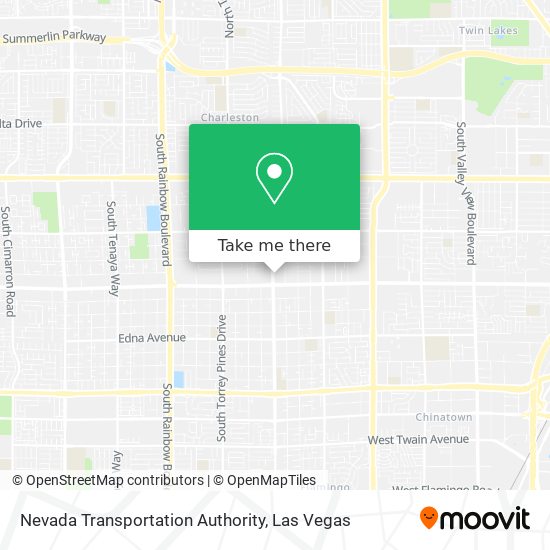 Mapa de Nevada Transportation Authority