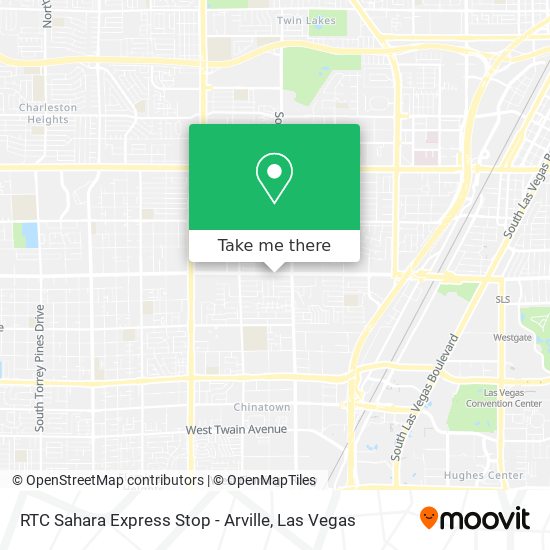 RTC Sahara Express Stop - Arville map