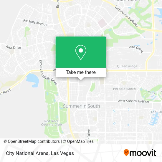 City National Arena map