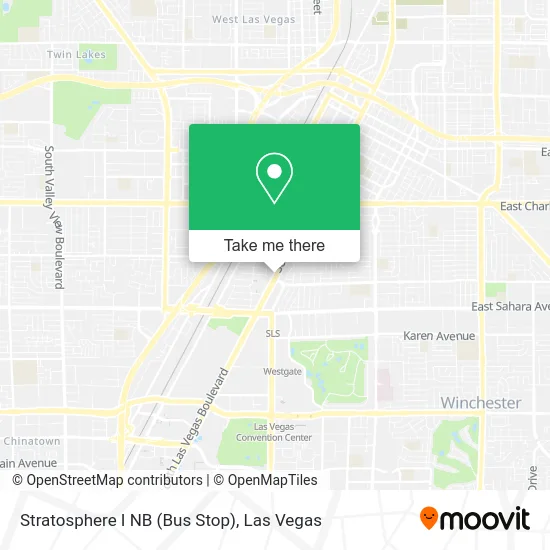 Stratosphere I NB (Bus Stop) map
