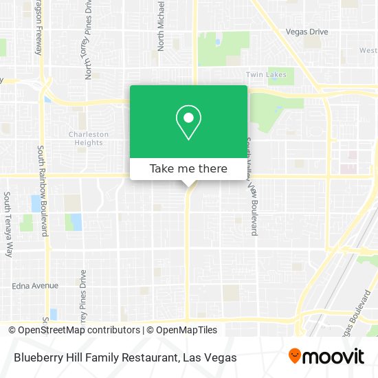 Mapa de Blueberry Hill Family Restaurant
