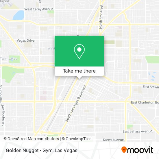 Golden Nugget - Gym map