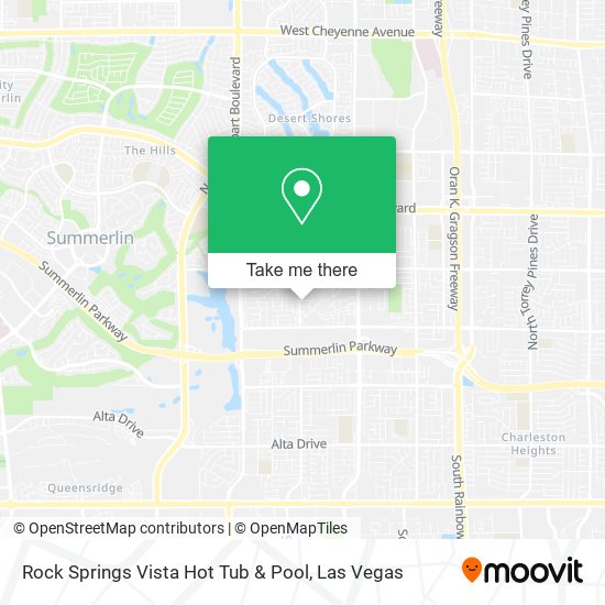 Mapa de Rock Springs Vista  Hot Tub & Pool