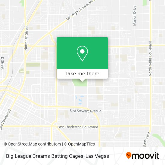 Mapa de Big League Dreams Batting Cages