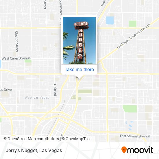 Jerry's Nugget map