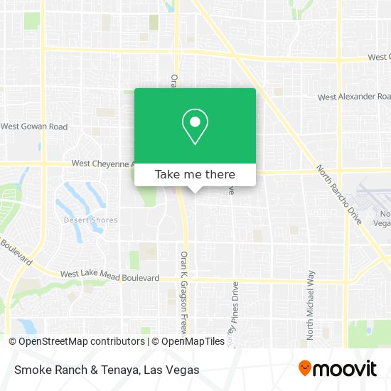 Mapa de Smoke Ranch & Tenaya