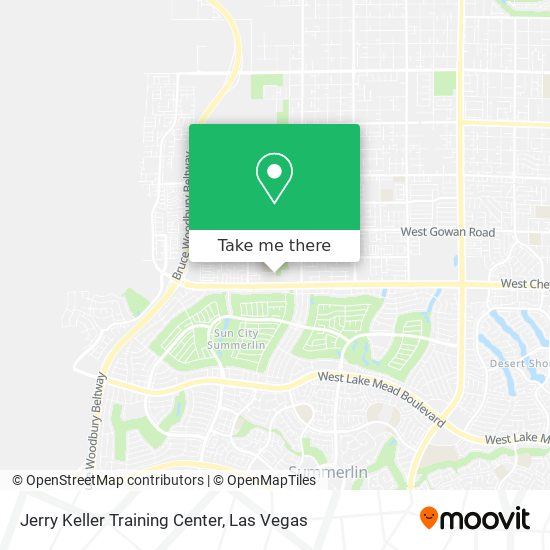 Jerry Keller Training Center map