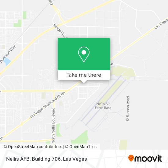 Nellis AFB, Building 706 map