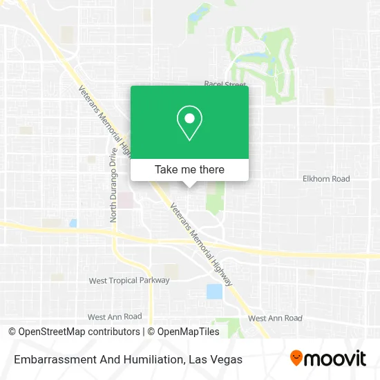 Embarrassment And Humiliation map