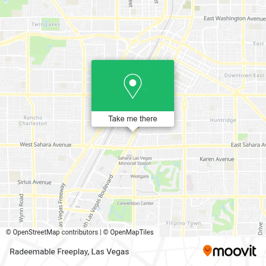 Radeemable Freeplay map