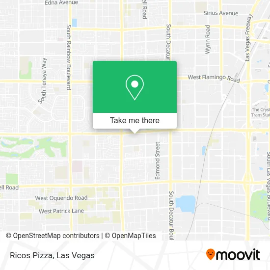 Ricos Pizza map