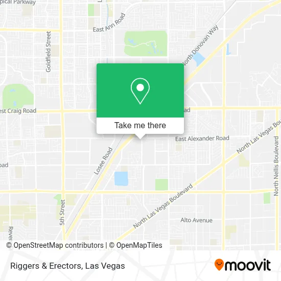 Riggers & Erectors map