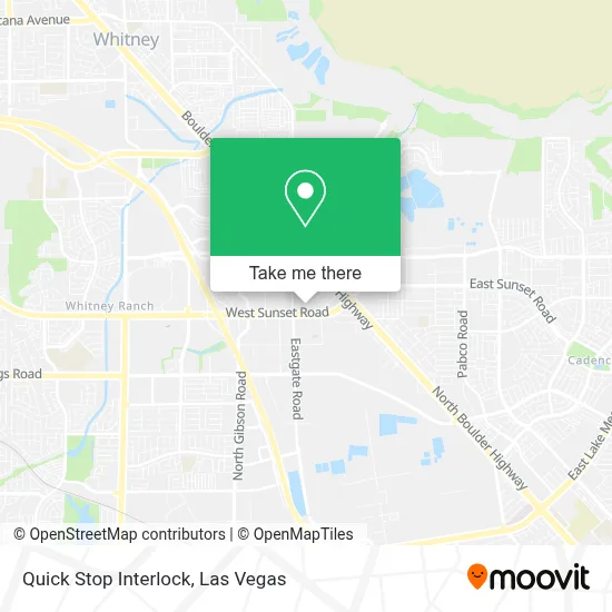 Quick Stop Interlock map